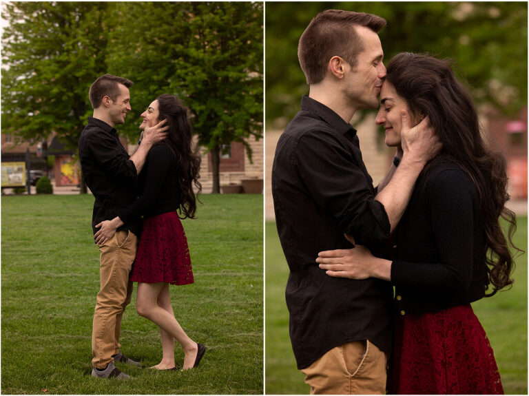 Yessra & Justin, Oshkosh Wisconsin, Couples Portrait Session, couple in park